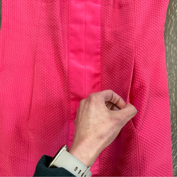Trina Turk Hot Pink Mini Cocktail Party Sleeveless Dress w/Pockets Small 2/4 - Picture 4 of 8